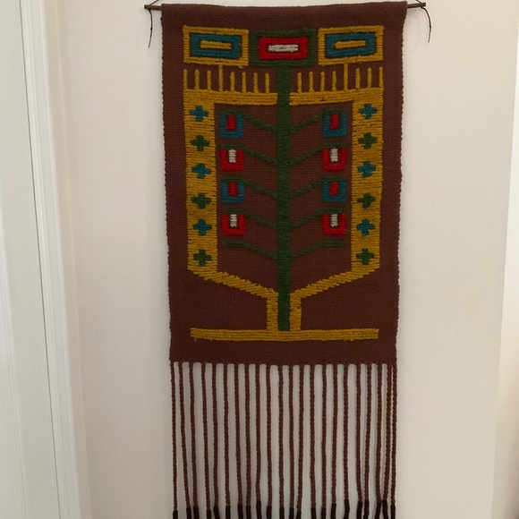 Vintage Handwoven Wall Hanging - Picture 1 of 2